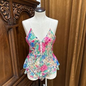 Vintage Victoria's Secret Floral babydoll